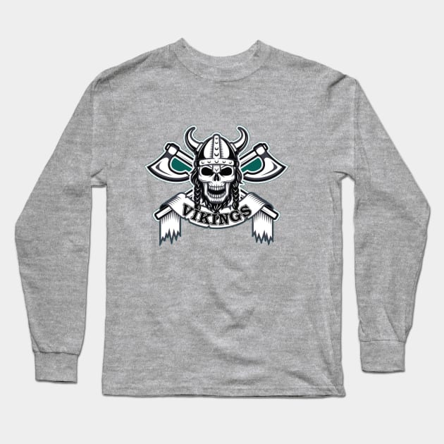 Wellington Vikings Long Sleeve T-Shirt by nesterenko